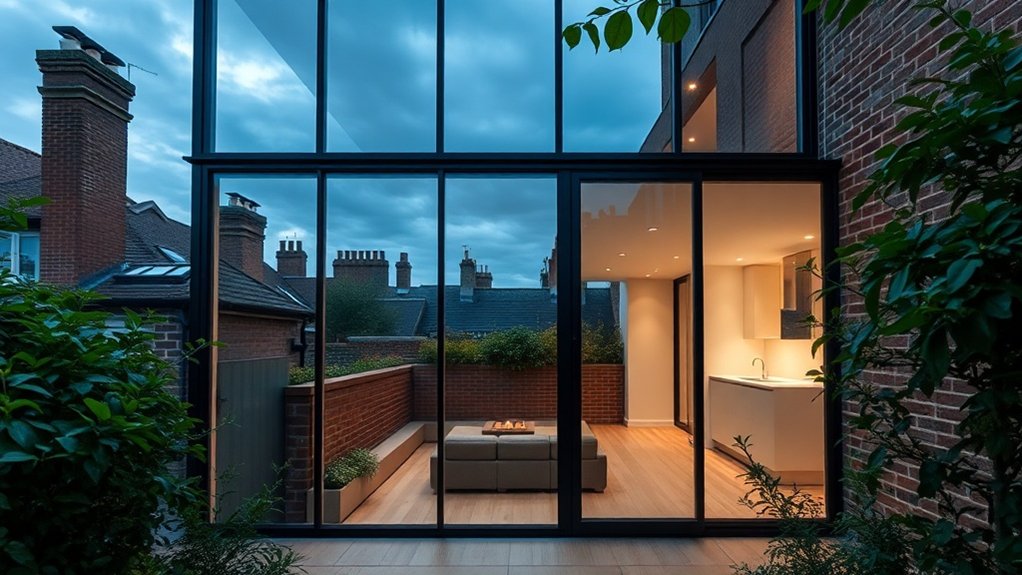 Glass Extension Walls Kingston upon Thames