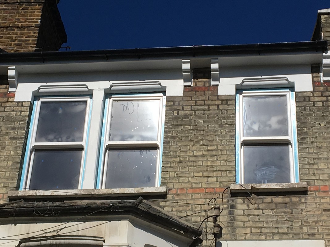 New uPVC sash windows fitted on Victorian terrace in Kingston upon Thames